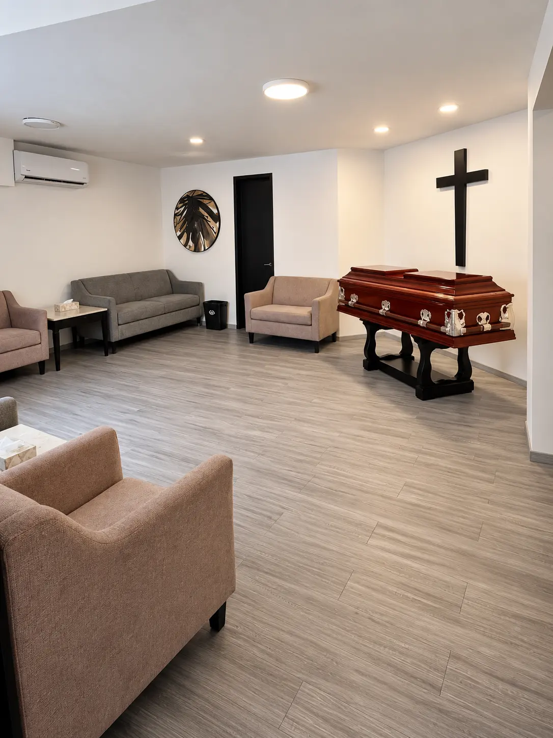 Sala de velación de Funeraria Los Reyes Coyoacán